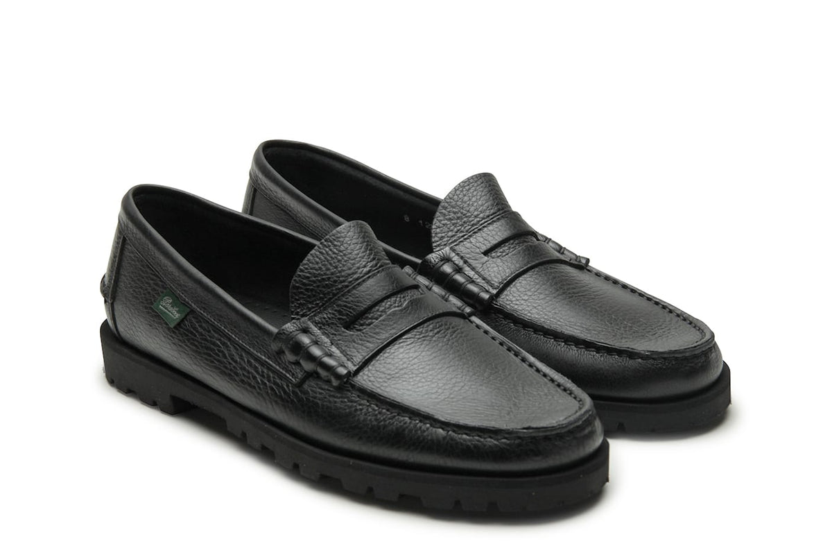 Loafersy Coraux Foul Noir, brązowe