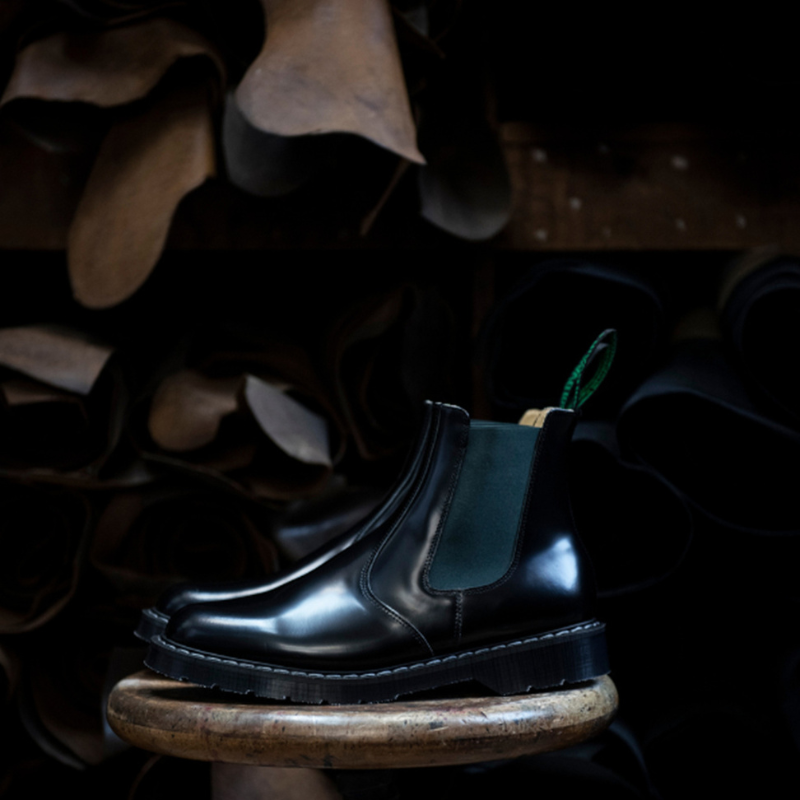 Black Hi-Shine Dealer Boot