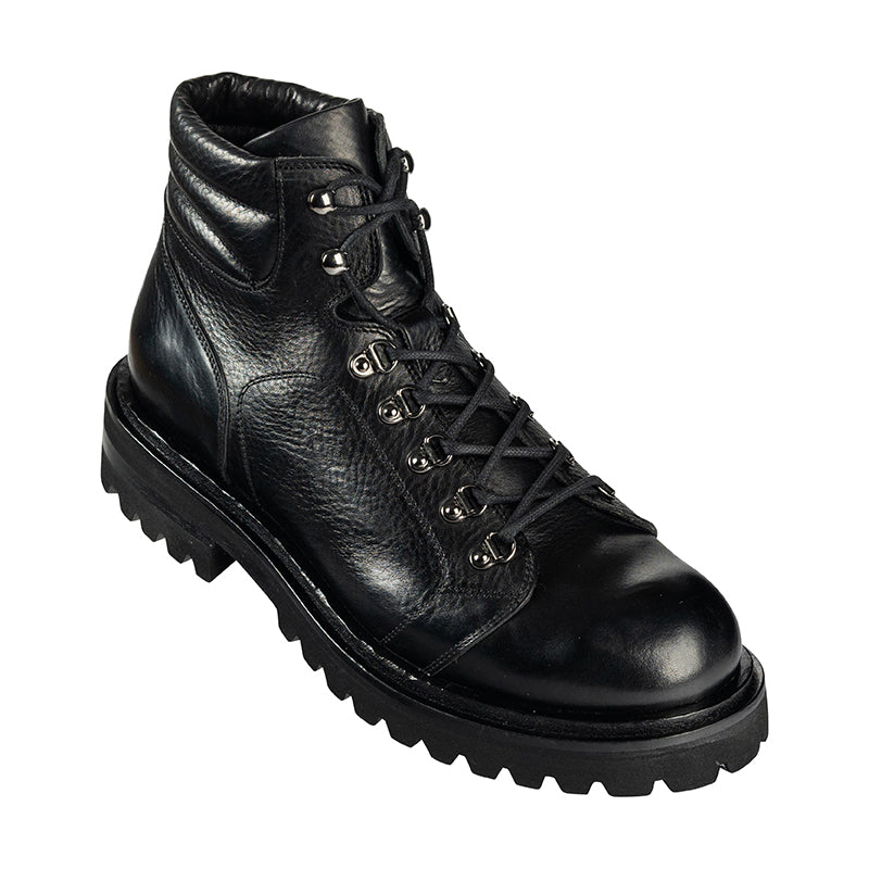 Black Leather Ankle Boots 2772