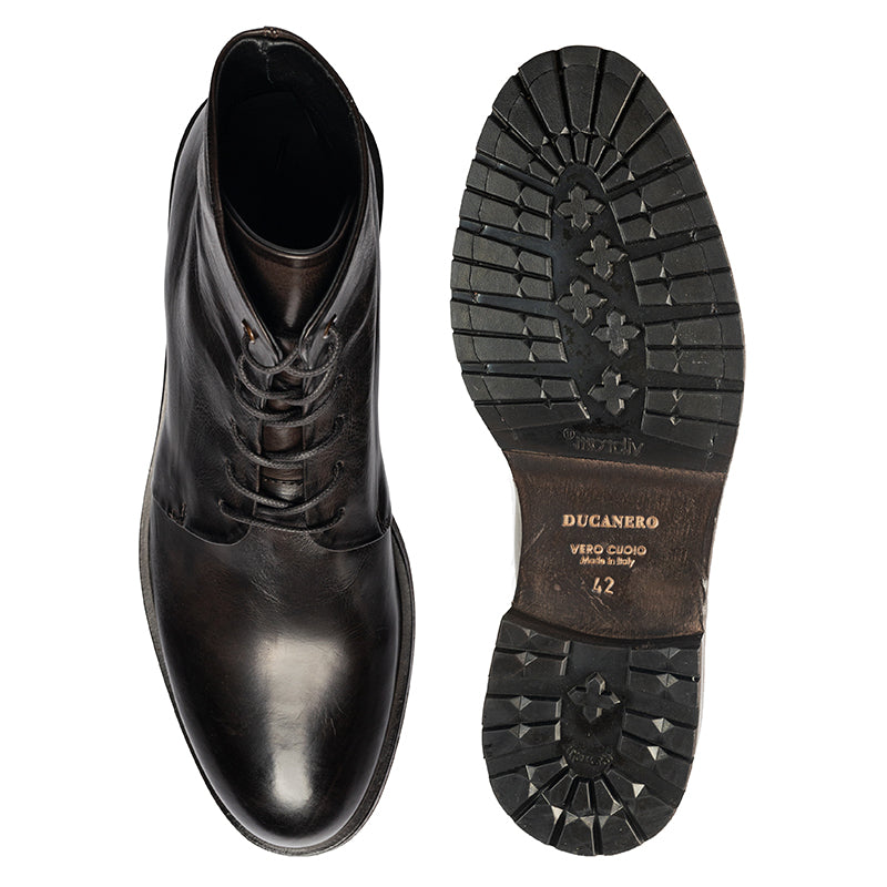 Brown Leather Ankle Boots 2170