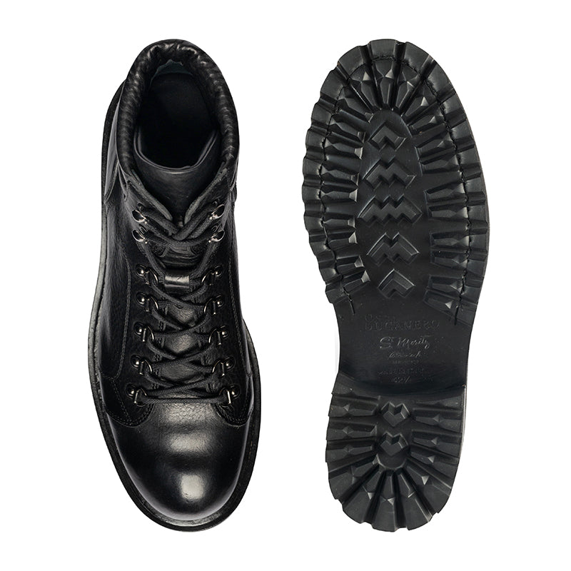 Black Leather Ankle Boots 2772