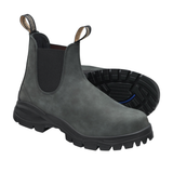 Rustic Black Lug Chelsea Boots 2238