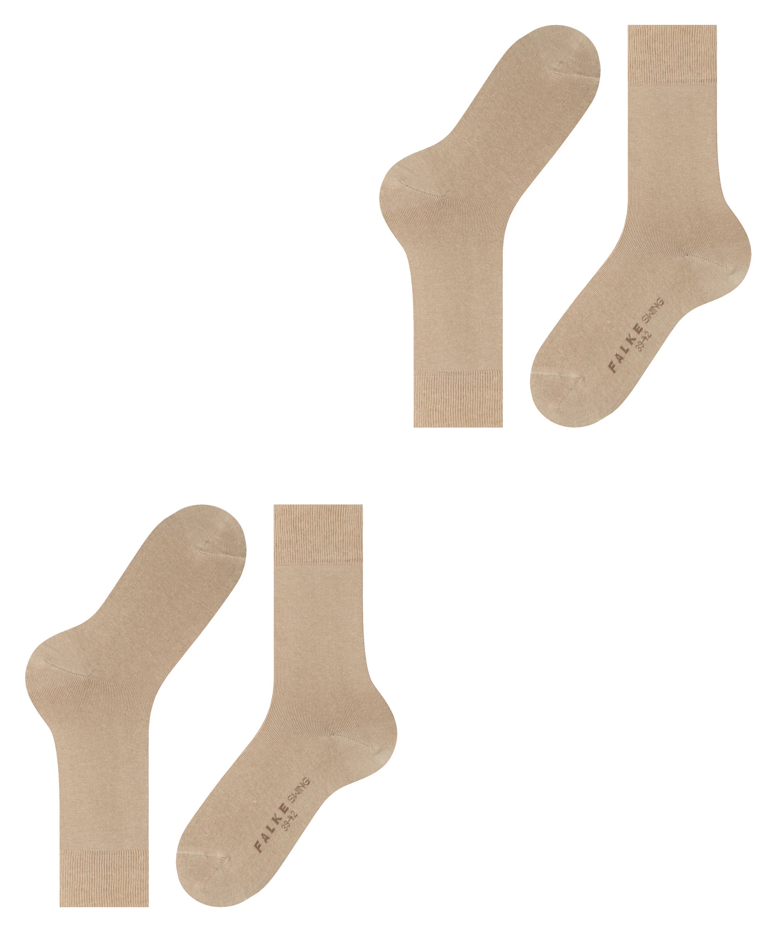 Smėlio Spalvos Swing 2-Pack Kojinės 4320