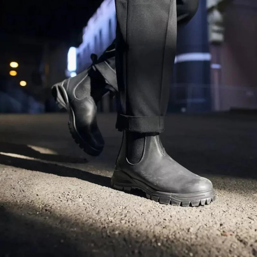 Black Lug Chelsea Boots 2240