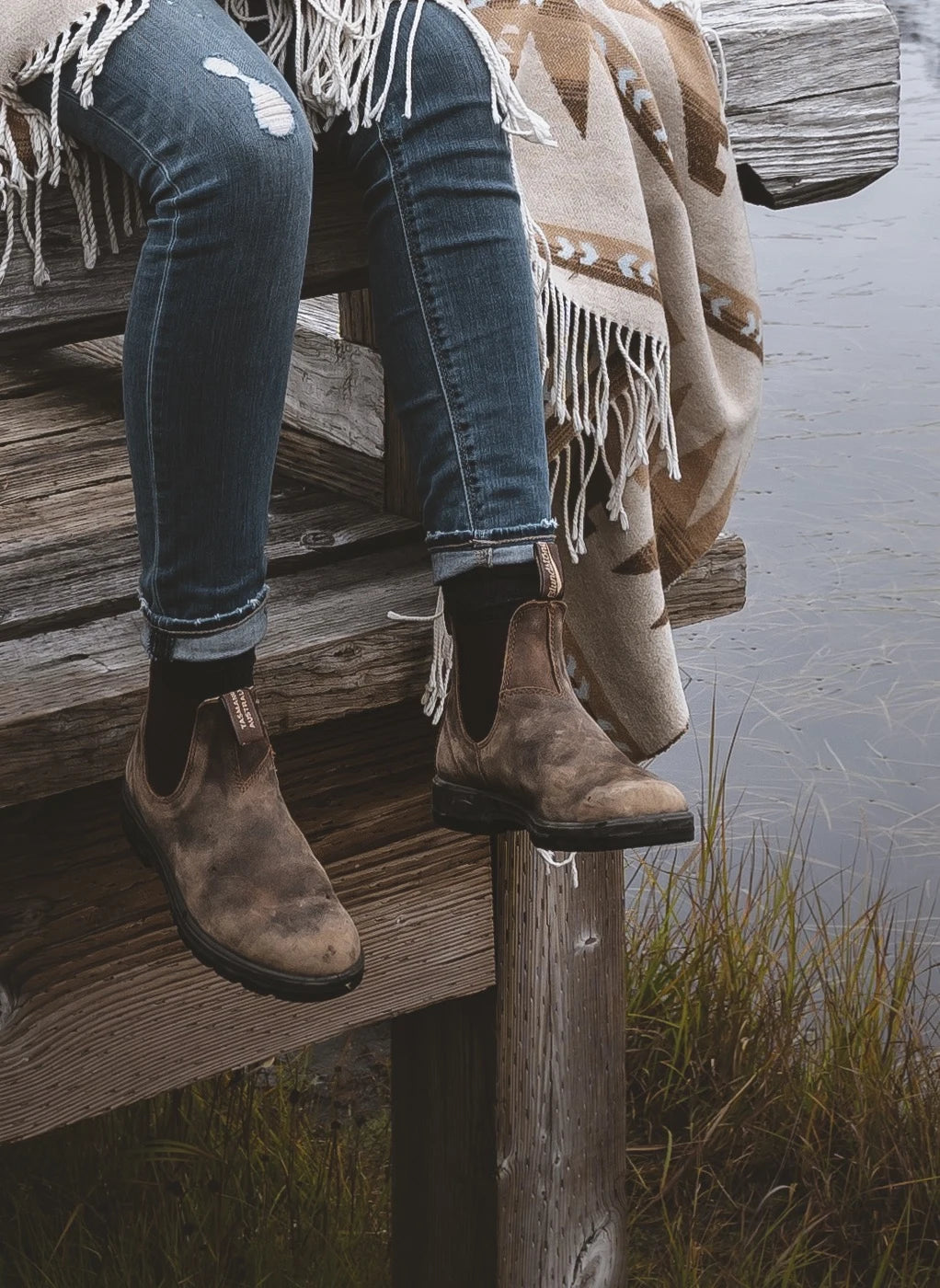Rustic Brown Chelsea Boots 585