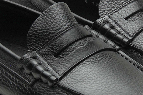 Loafersy Coraux Foul Noir, brązowe