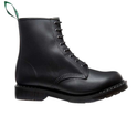 Black Greasy 8 Eye Derby Boot
