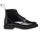 Black Hi-Shine 6 Eye Astronaut Boot