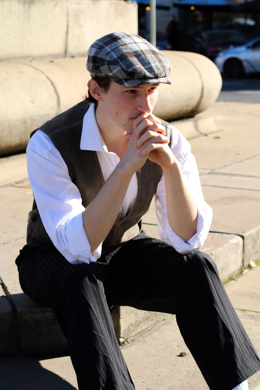 Harris Tweed Driver Cap