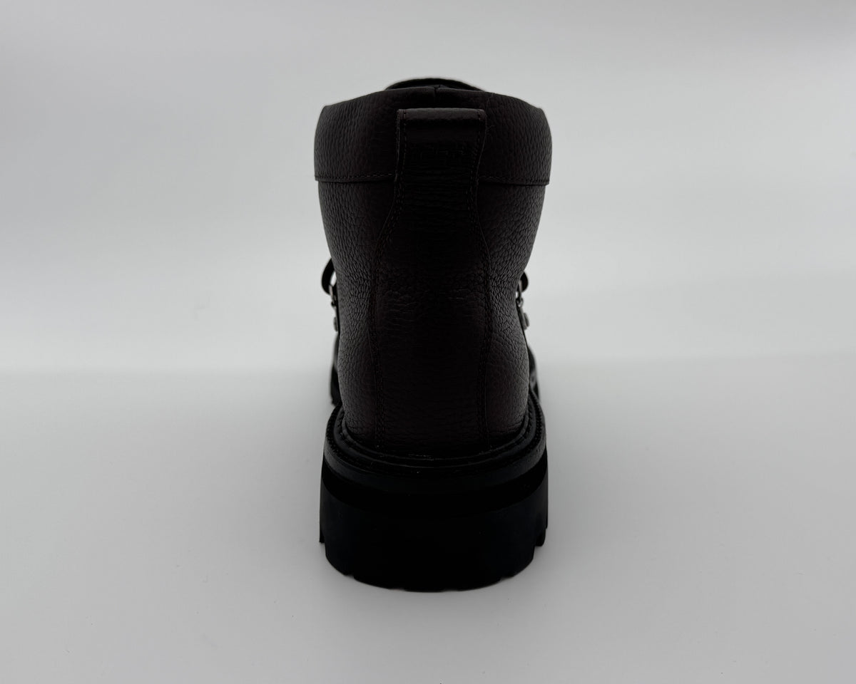 Ciemnobrązowe Skórzane Buty Mason Alpine