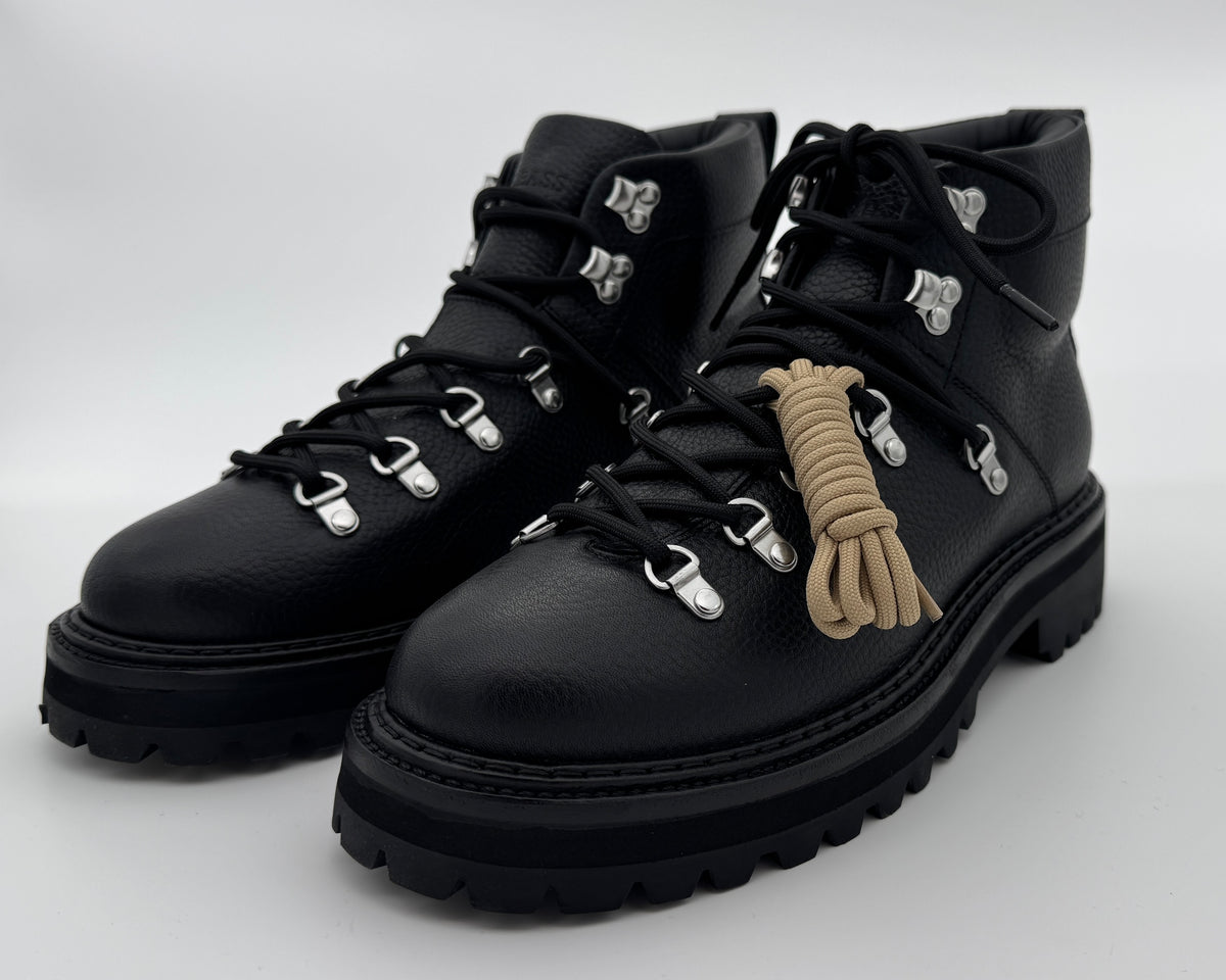 Mason Alpine Black Leather Boots