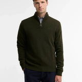 Essential Quarter-Zip Jumper Seaweed