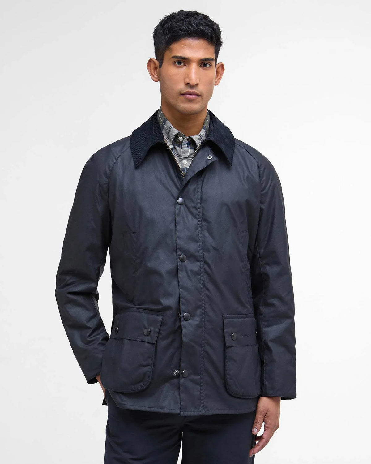 Ashby Waxed Jacket Classic Navy