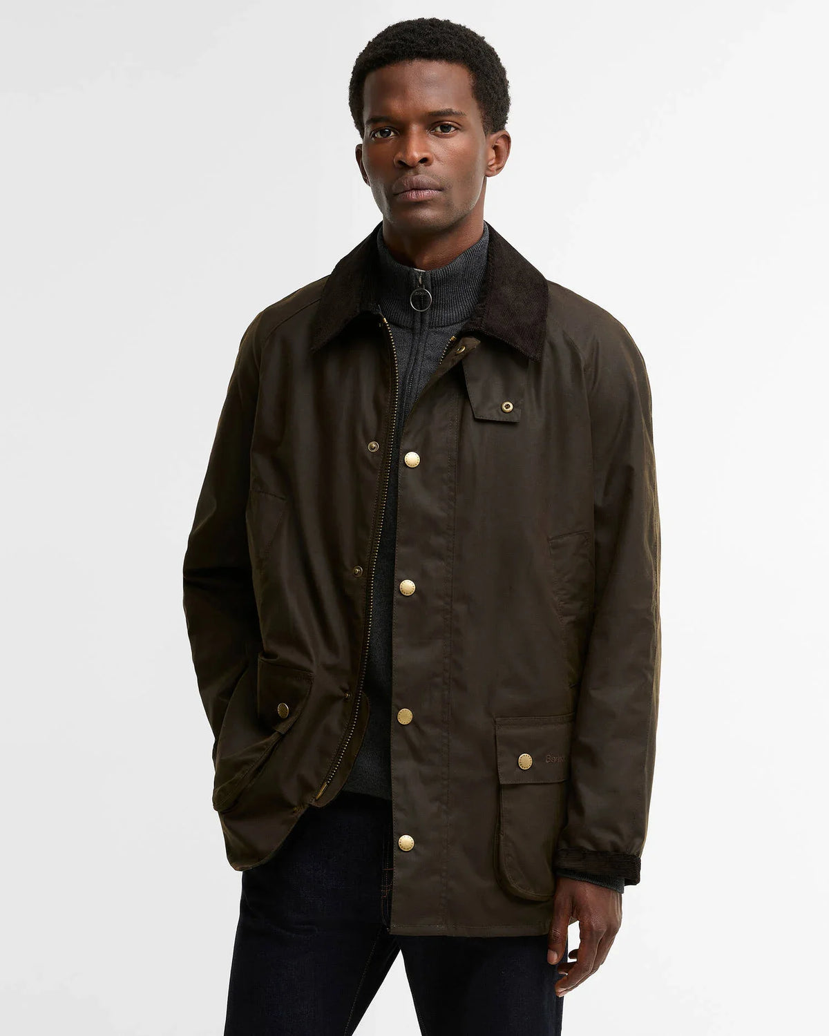 Ashby Waxed Jacket Olive
