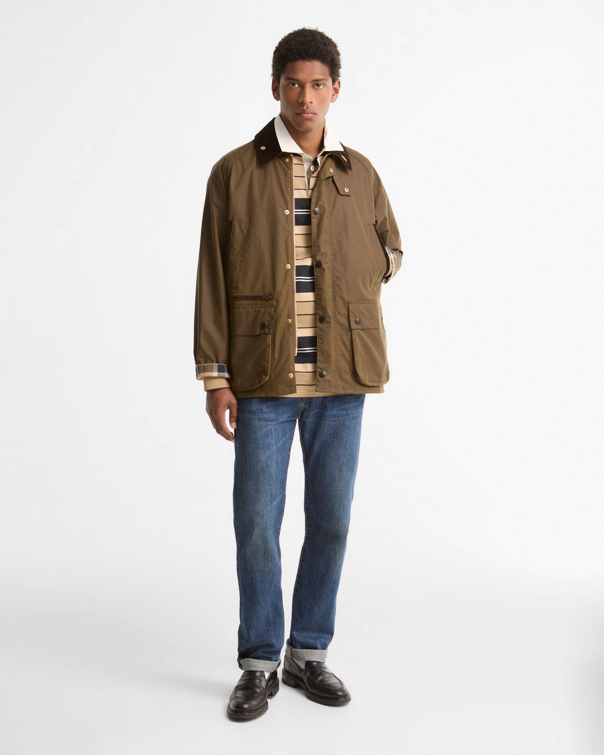 Icons Bedale Waxed Jacket Brown