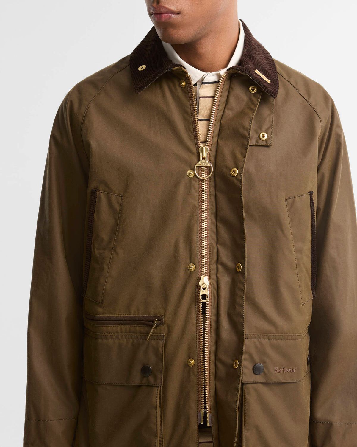 Icons Bedale Waxed Jacket Brown