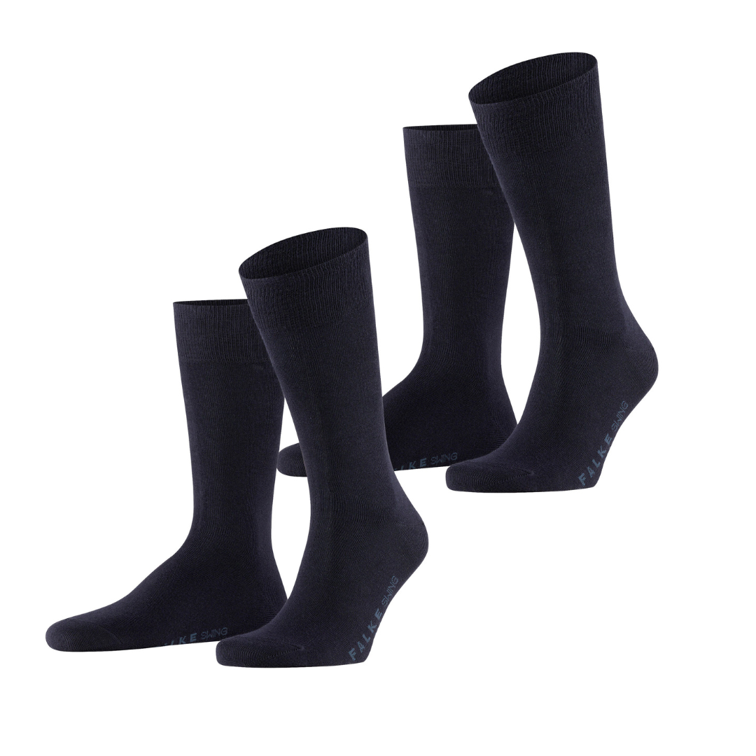 Tamsiai Mėlynos Swing 2-Pack Kojinės 6370