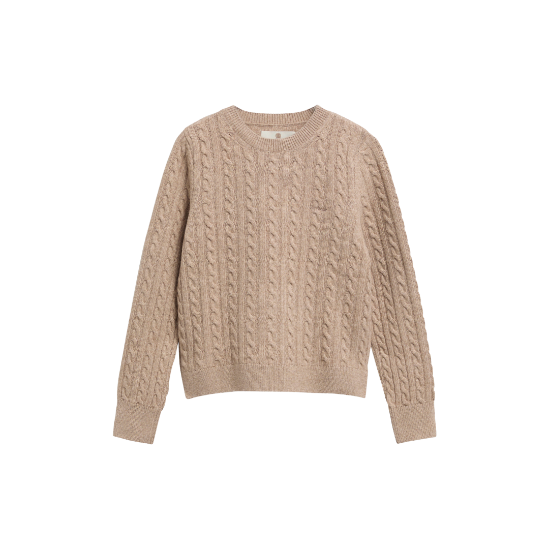 Ashdown Relaxed Wool-Blend Cable-Knit Jumper