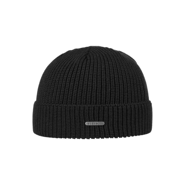 Beanie Merino Black