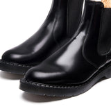 Black Hi-Shine Dealer Boot