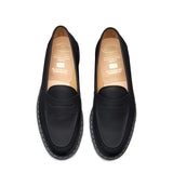 Black Hi-Shine Tassel Loafer