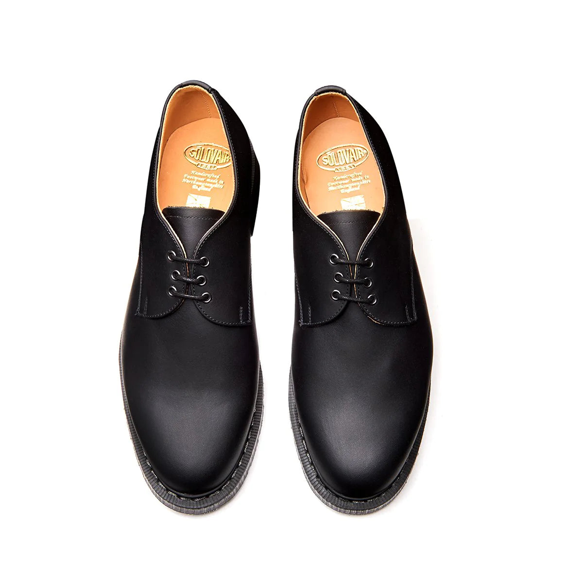 Black Greasy Gibson Shoe