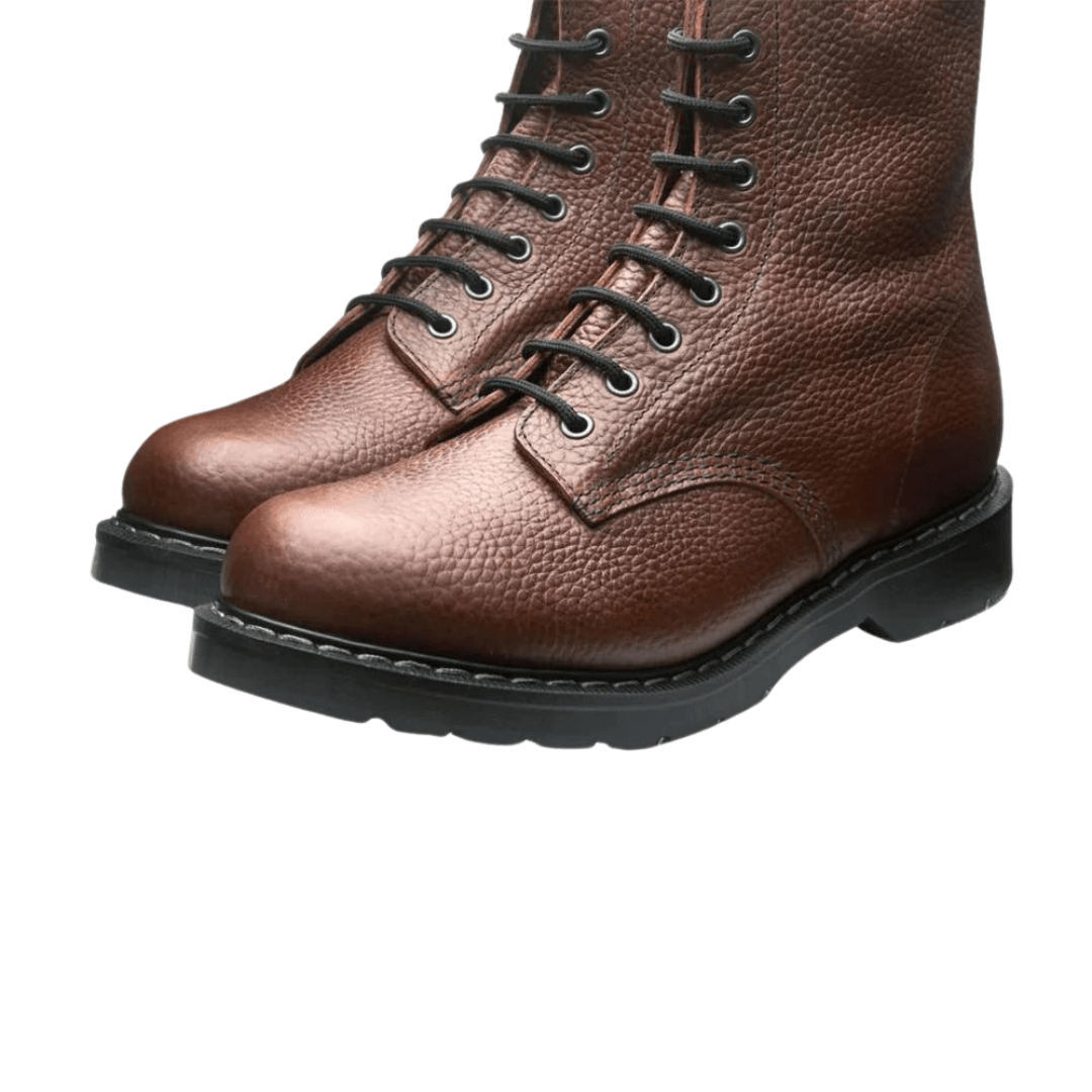 Gaucho Brown Grain 8 Eye Derby Boot