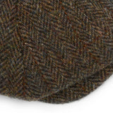 Ruda Harris Tweed  8 dalių kepurė