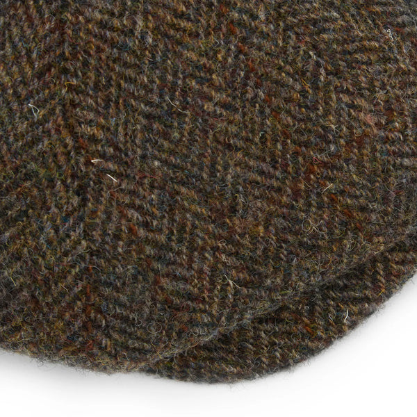 Ruda Harris Tweed  8 dalių kepurė