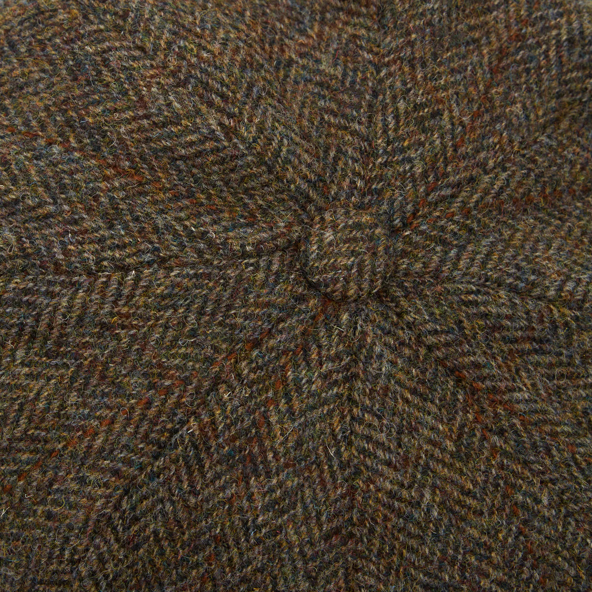 Ruda Harris Tweed  8 dalių kepurė