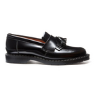 Black Hi-Shine Tassel Loafer