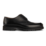 Black leather derby shoes 2369