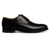 Black Leather Derby Shoes 3011