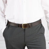 Brązowy Pasek Smooth Leather