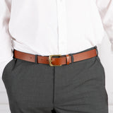 Jasnobrązowy Pasek Smooth Leather