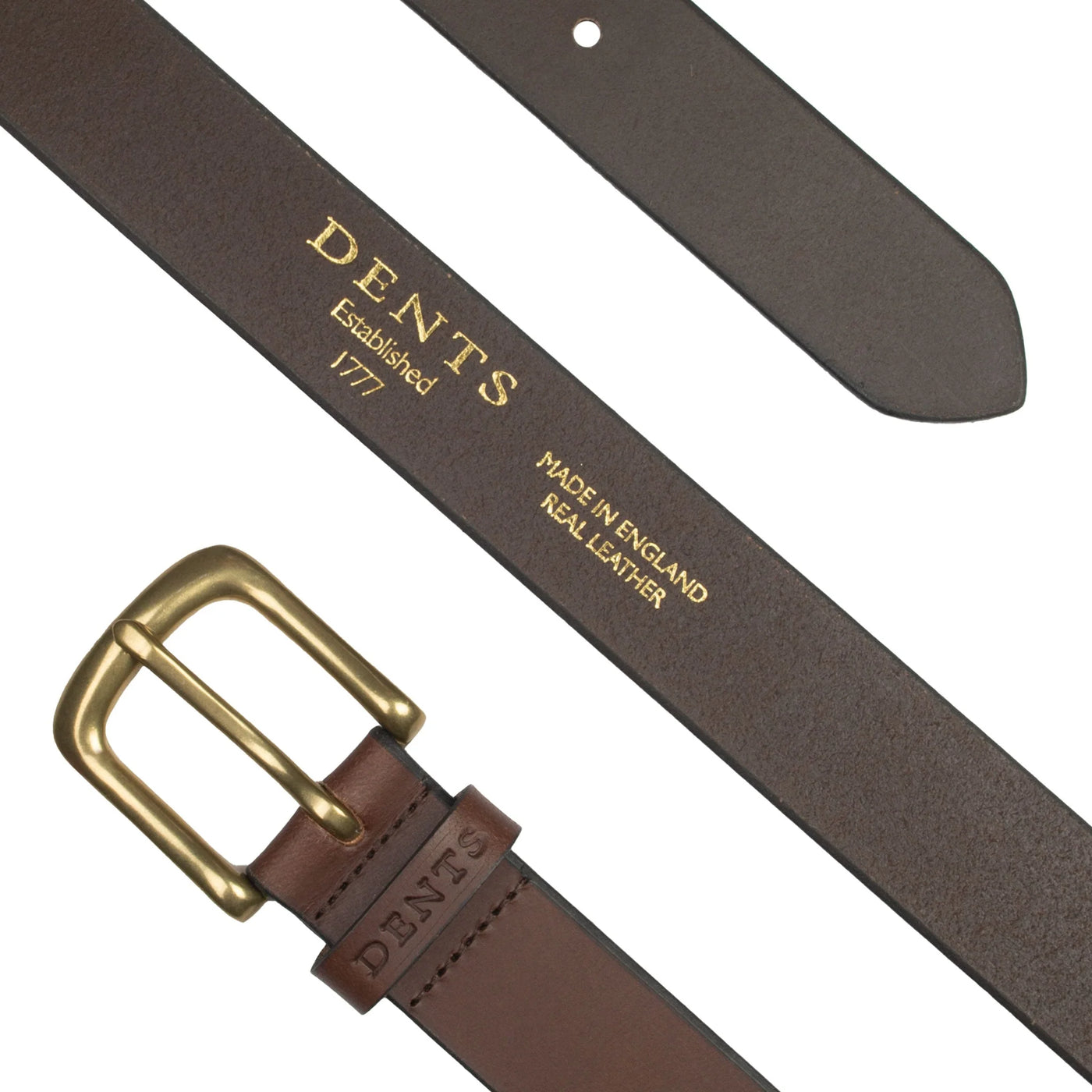 Brązowy Pasek Smooth Leather