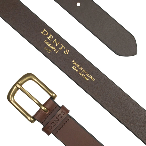 Brązowy Pasek Smooth Leather