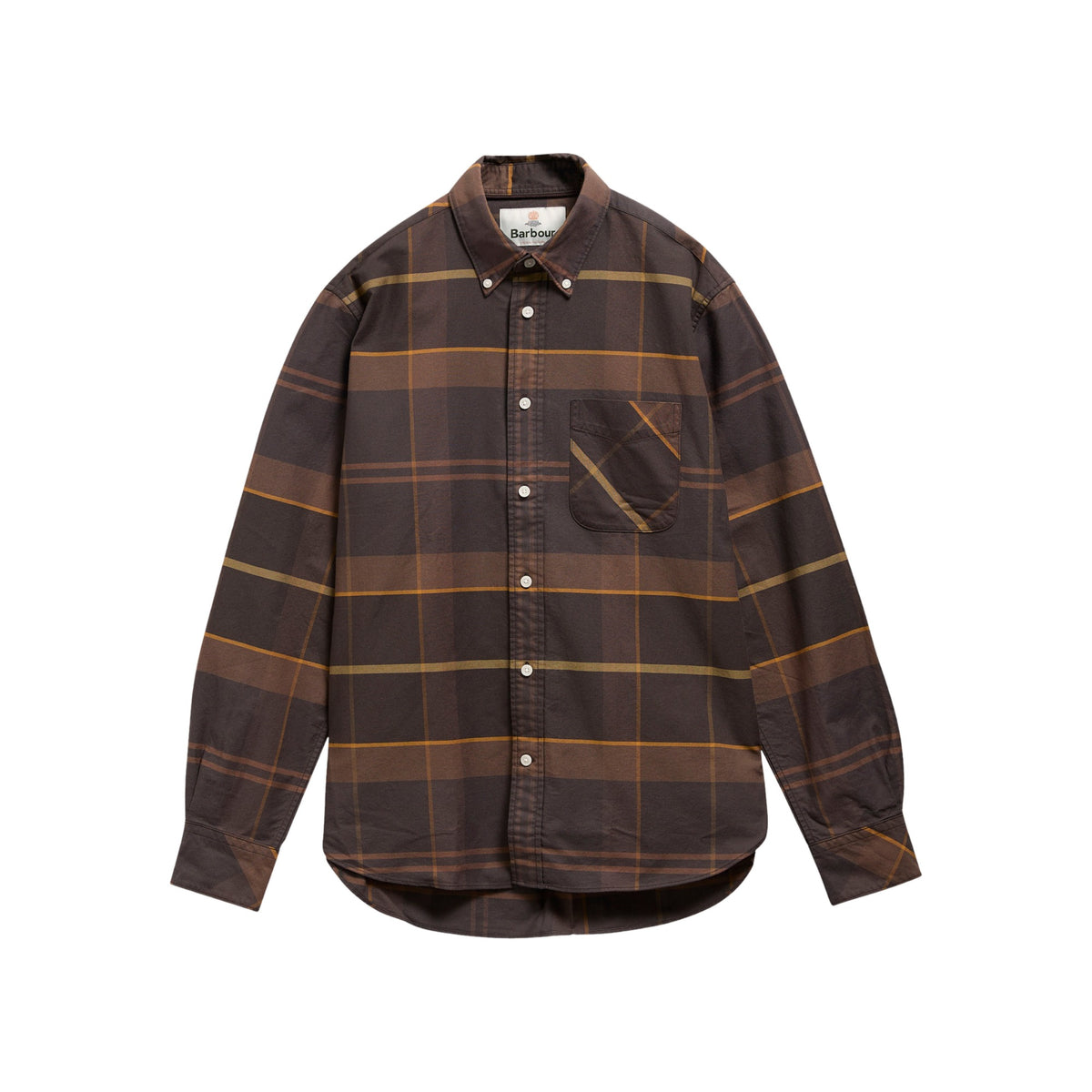 Mineral Tartan Dunoon Authentic-Fit Shirt