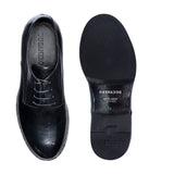 Skórzane Derby 2710, czarne