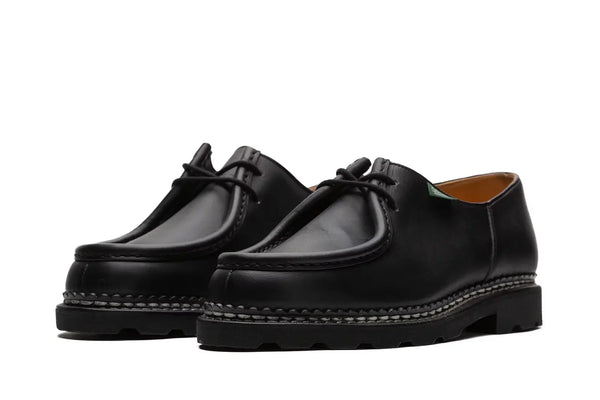Black Michael Black Silk Derbies